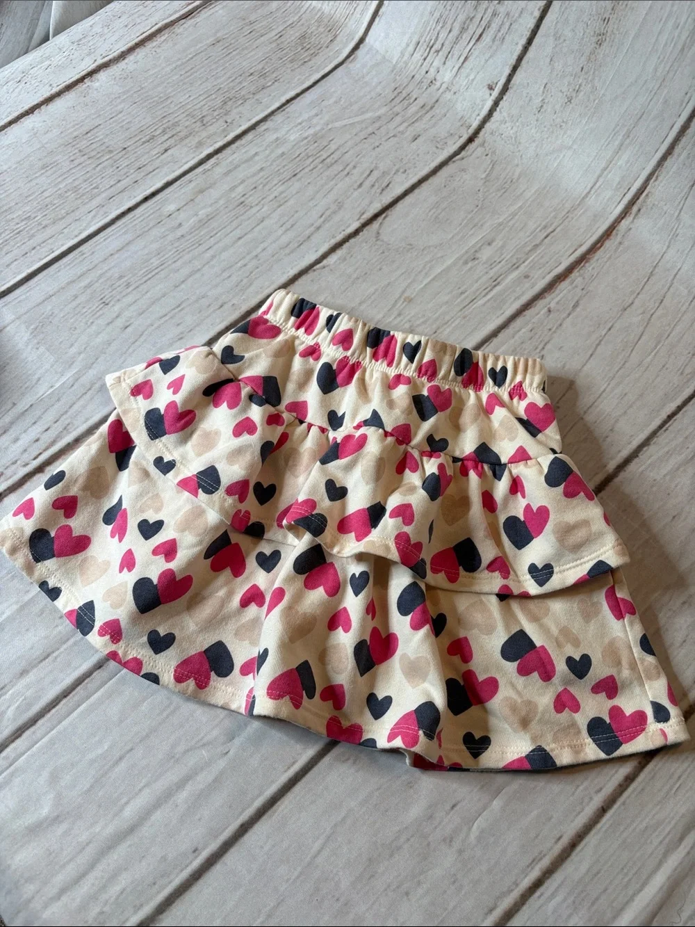 Unicorns & Hearts 2 Piece Skort and Top Set Size 6